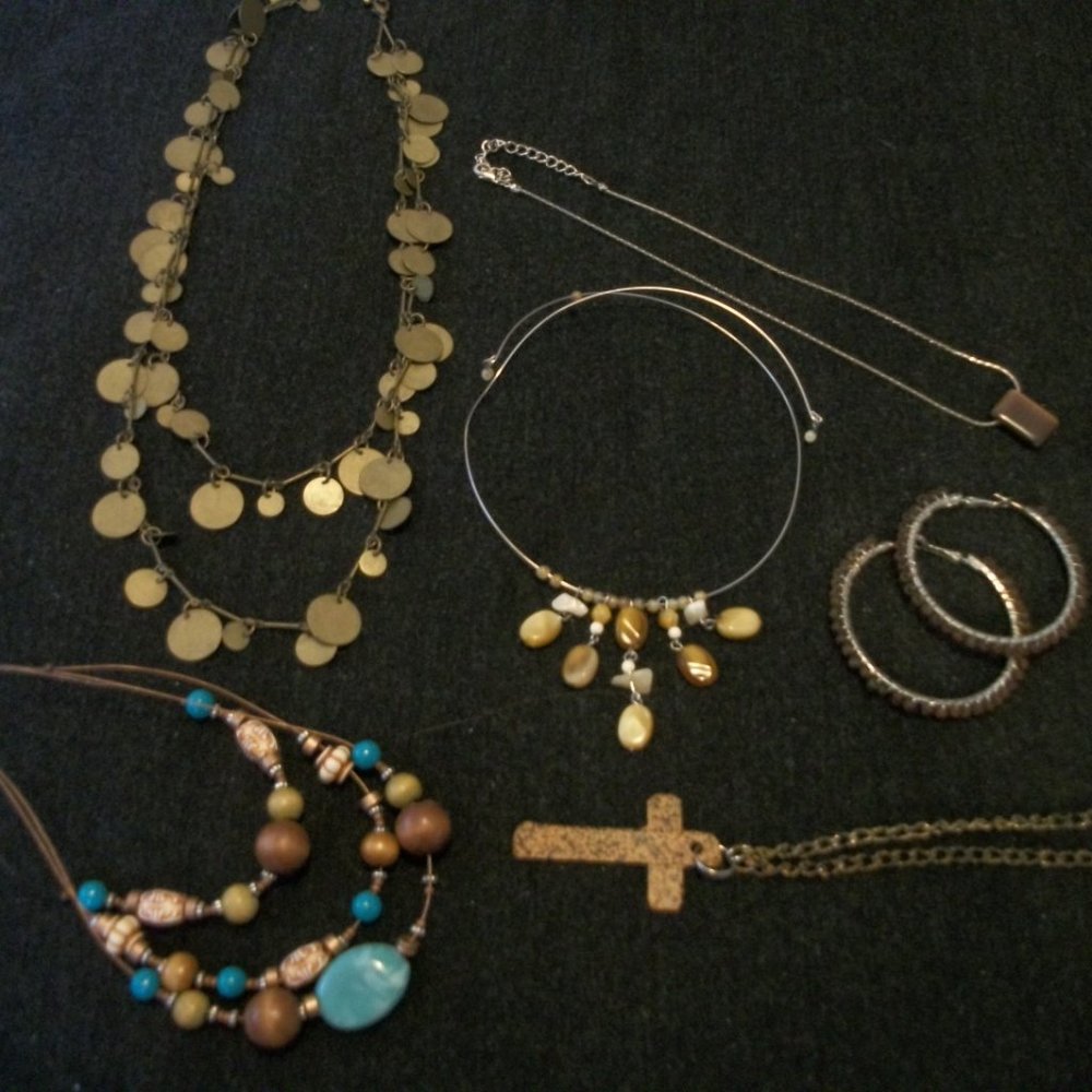 BOHO HIPPIE GYPSY FESTIVAL JEWELRY BUNDLE 6 IT